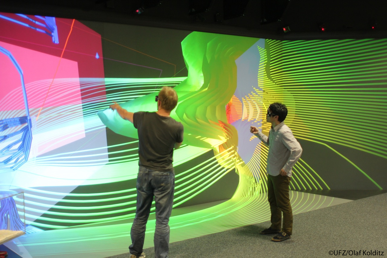 UFZ 3D Analyse im VISLab des UFZ